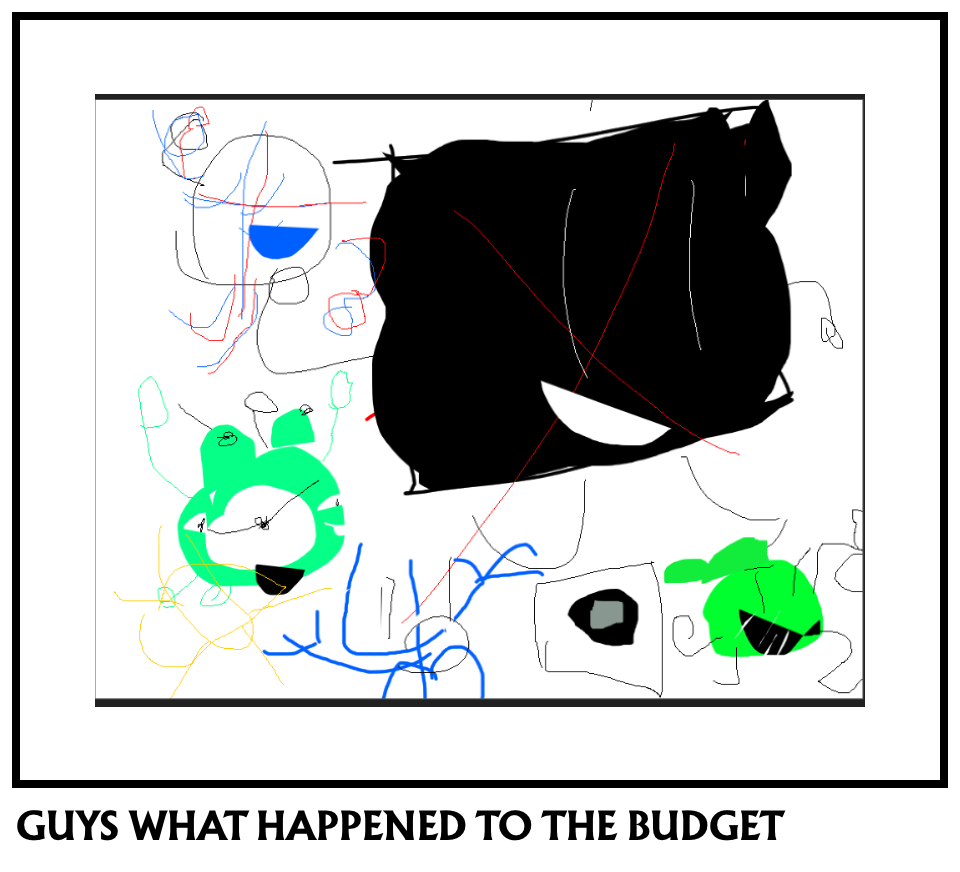 GUYS WHAT HAPPENED TO THE BUDGET 